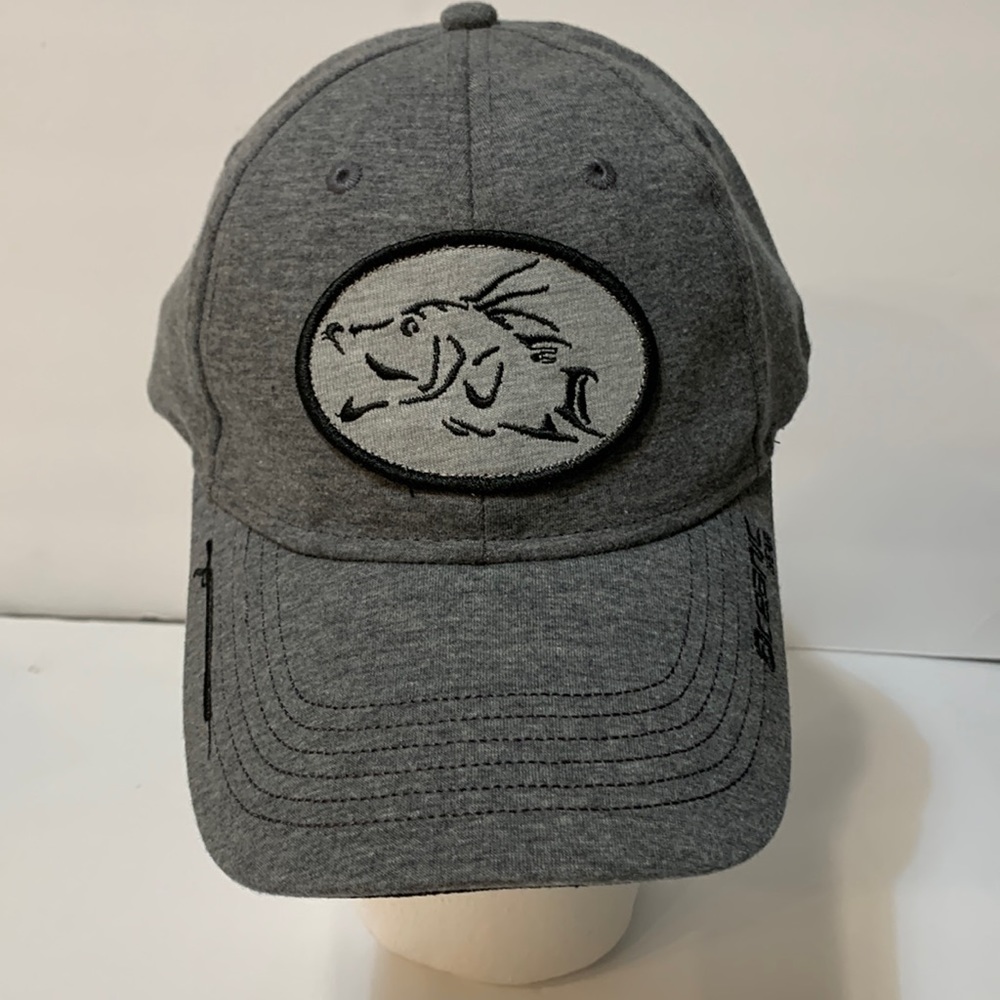 Oceanic gear gray baseball hat cap one size fits all fishing